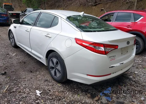 2011 Kia Optima Hybrid Ex из США, поврежденный, VIN KNAGM4AD7B5003461